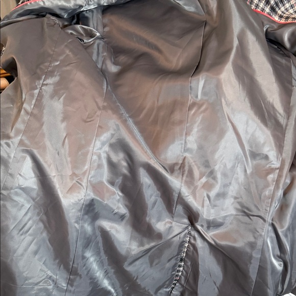 Talbots Plaid Blazer - Black, White, Red - Picture 7 of 7